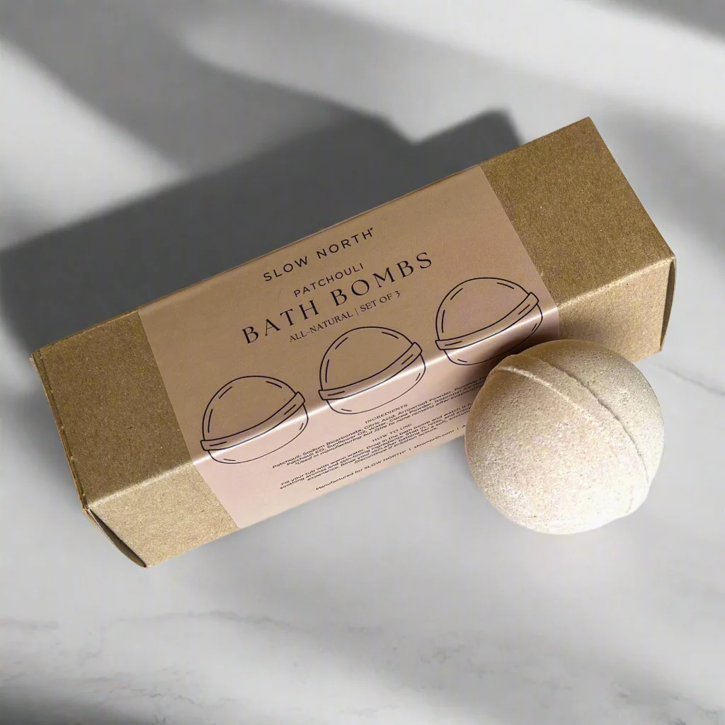 Natural Bath Bombs Patchouli Scented