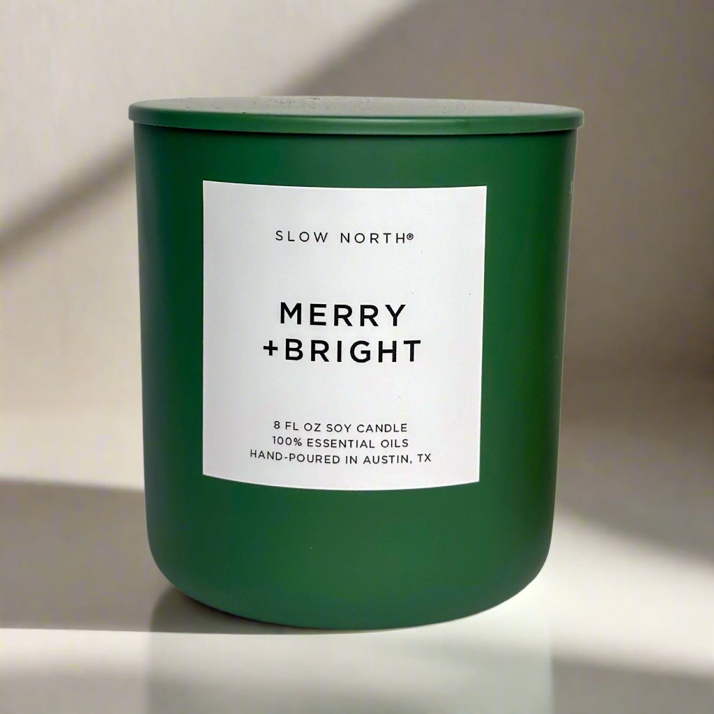 Green Holiday Candle by Slow North