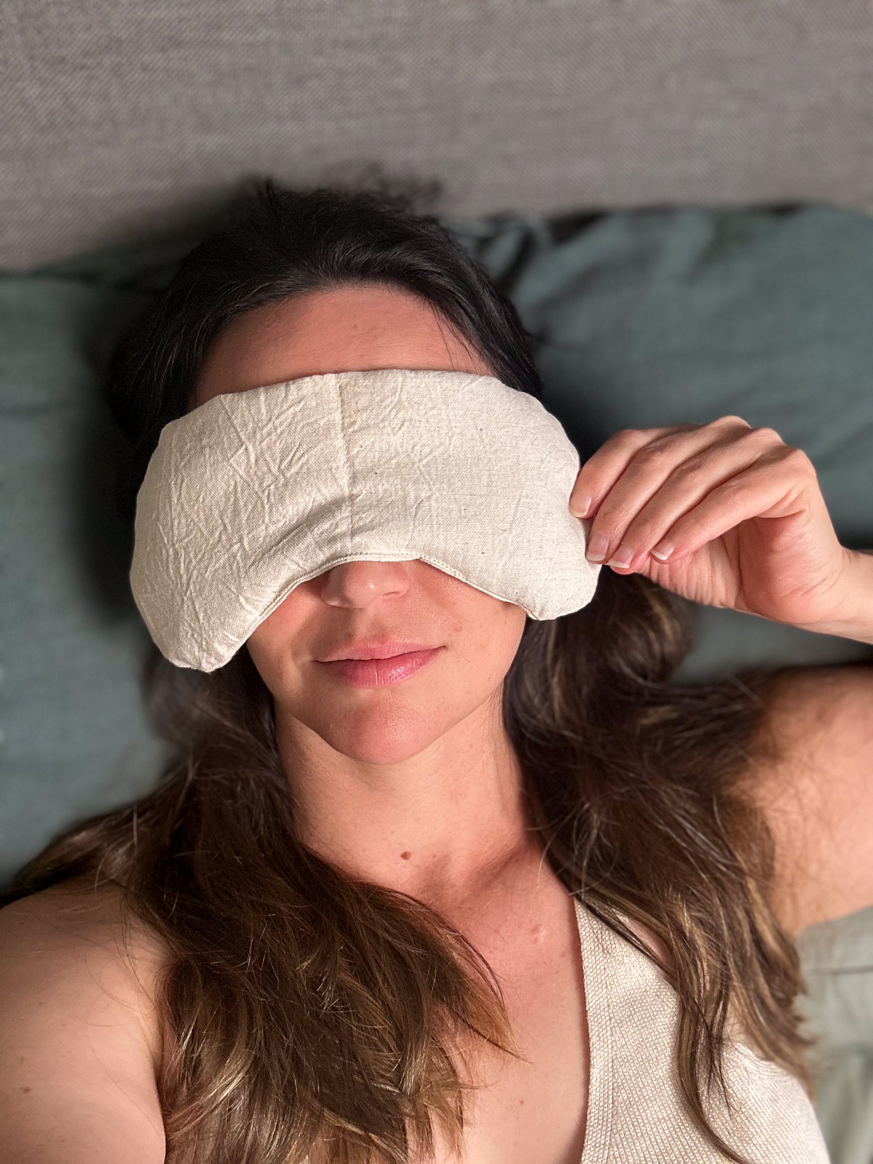 Eye Mask + Neck Wrap Bundle - Natural