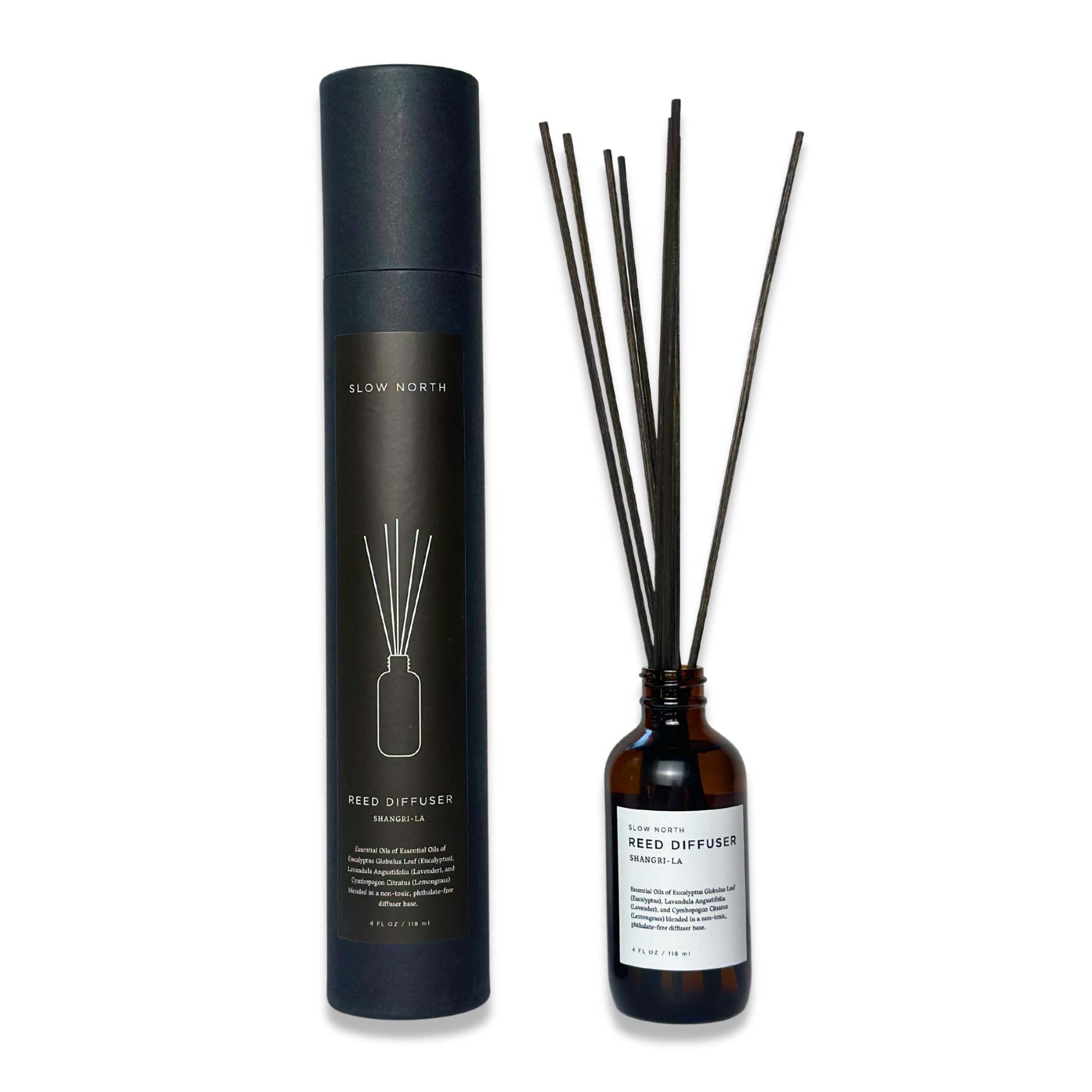 Natural Home Scents Lavender Eucalyptus and Lemongrass Reed Diffuser Set