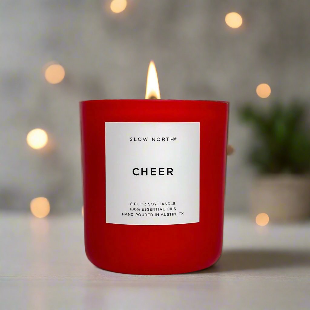 Red Candle Christmas Scent Seasonal Release