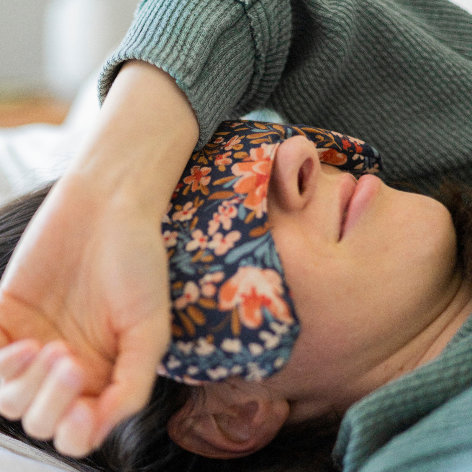 Eye Mask + Neck Wrap Bundle - Pom Blossom