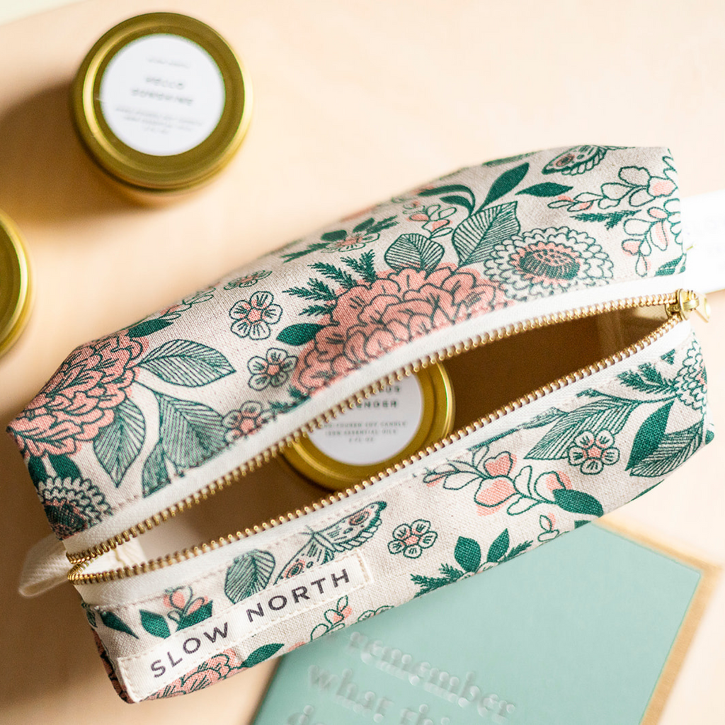 Love Cotton Canvas Pencil Case and Travel Pouch – The Cotton & Canvas Co.