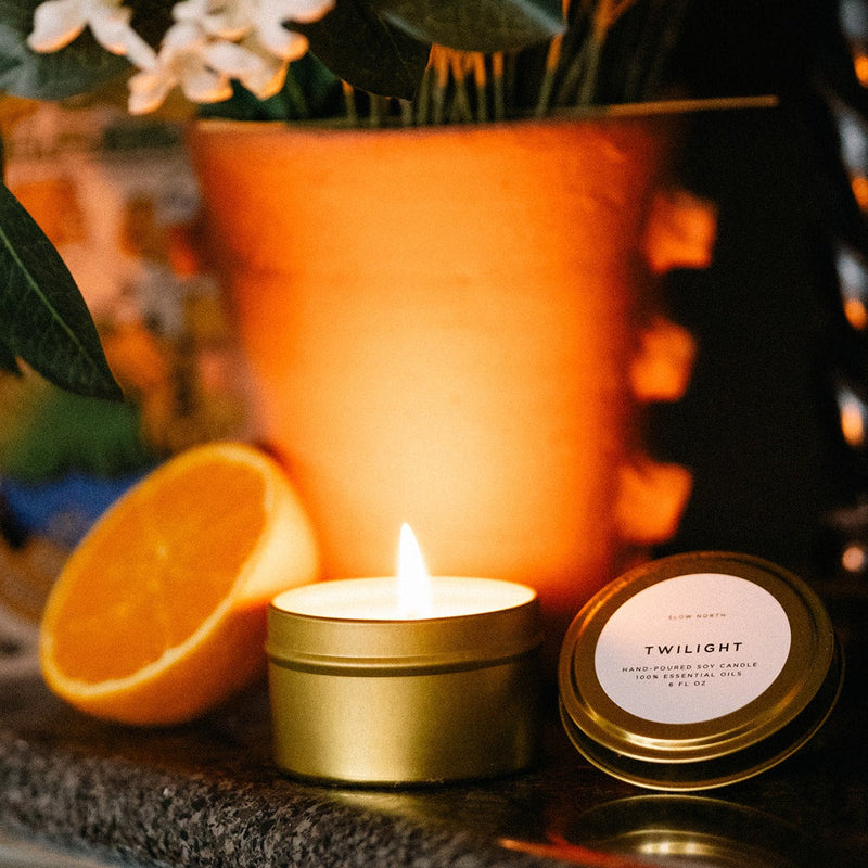All-Natural Aromatherapy Essential Oil Candle, Safe for People and